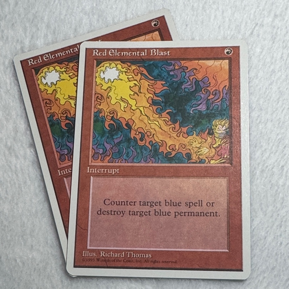 MTG Magic the Gathering Red Elemental Blast x2